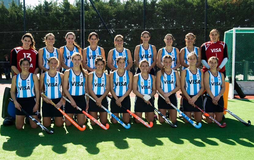 Selección argentina femenina de Hockey Hierba 'Las Leonas' (Imagen: marianaotero13.blogspot.com.es)