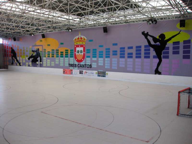 TRES CANTOS (MADRID) - Pista de Hockey Línea Polideportivo LAURA OTER