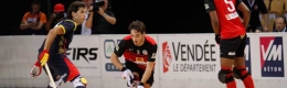 Jordi Bargalló defendiendo posiciones en el Mundial de la Vendee