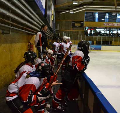 LNSHHF: Banquillo del SAD MAJADAHONDA (Imagen cedida por: Comunicación SAD MAJADAHONDA - María Espadas Bardón)