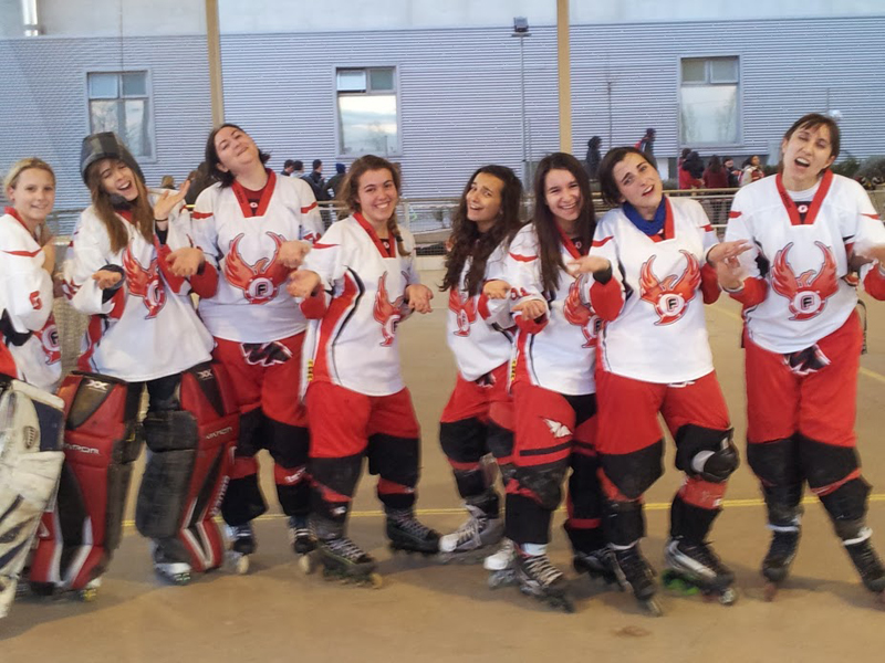 LIGA ÉLITE FEMENINA - HOCKEY LÍNEA : Equipo del CPL Madrid-Fénix 'Las Walkyrias'  (Imagen cedida por : fanfenix - Foto: Tino Chamorro)