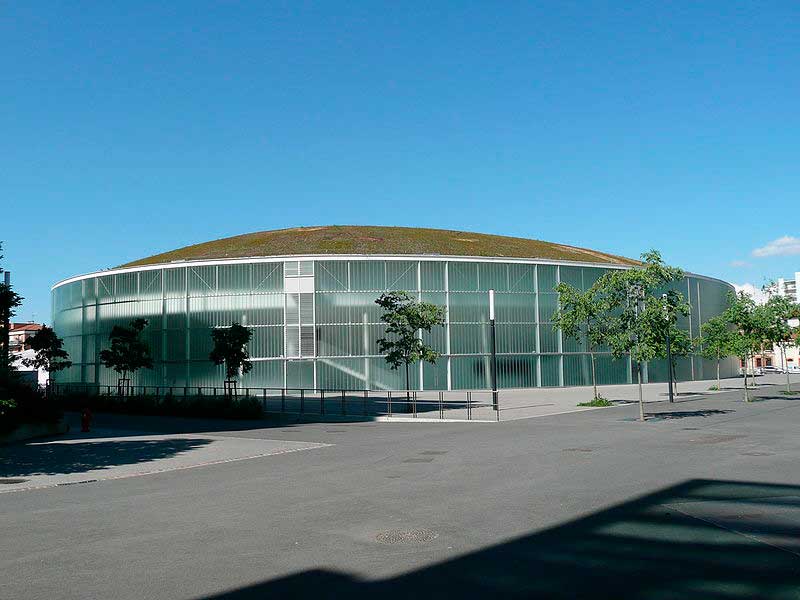 PALAIS DES SPORTS ANDRÉ BROUAT - TOULOUSE (FRANCIA) : Vista panorámica