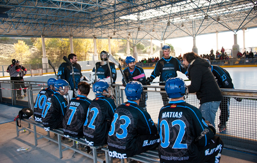 LIGA ORO - HOCKEY LÍNEA : Sede Medina del Campo (Imagen cedida por: Manuel Belver - Jefe de Prensa del CPLV Dismeva Mozo-Grau   Foto: Alfonso J.Pelayo)