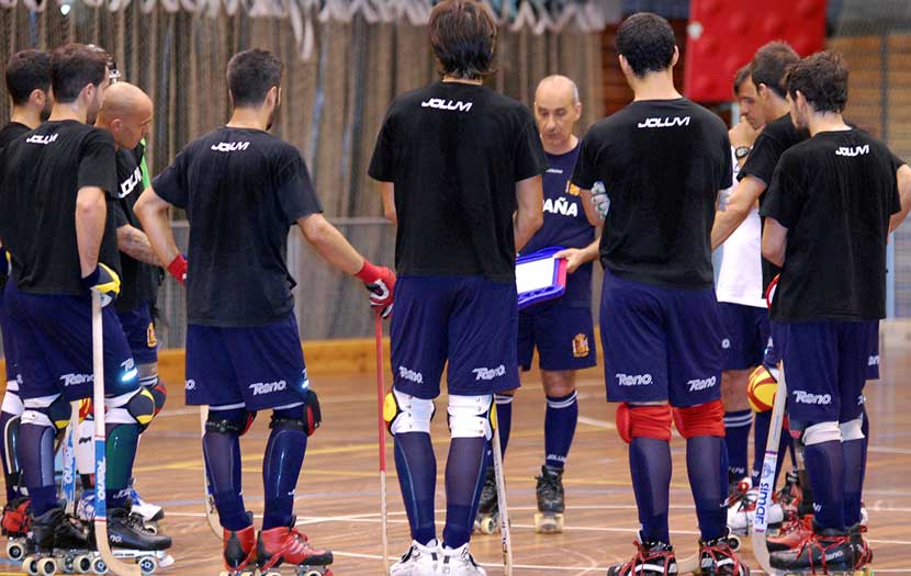 CAMPEONATO DE EUROPA DE HOCKEY PATINES - ALCOBENDAS 2014: La Selección Española inicia su preparación en el CAR de San Cugat del Vallés (Barcelona) - (Imagen: RFEP)