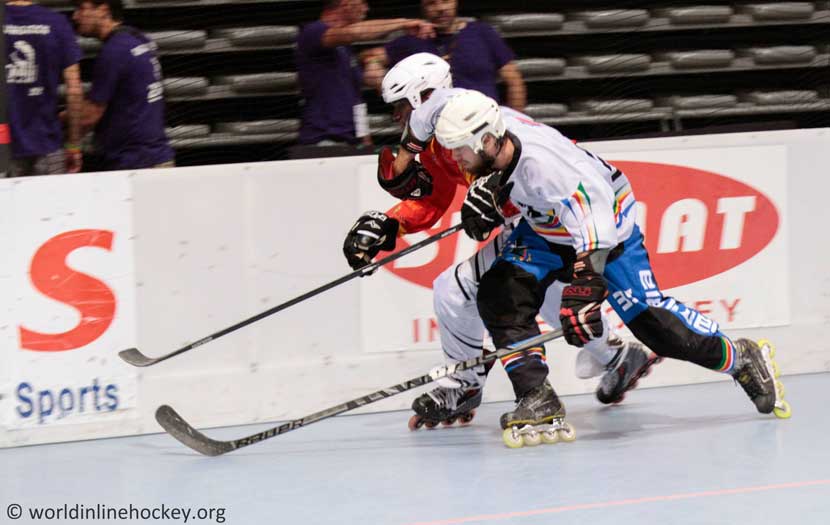 INLINE HOCKEY W.CH.-TOULOUSE' 14 - España finaliza primera en la Fase de Grupos (Imagen: Álbum oficial del Torneo | Foto: WorldInlineHockey.org)