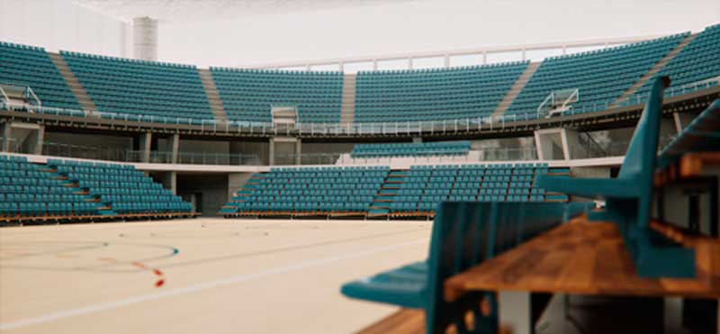 MÓSTOLES (MADRID) - Pista de Hockey Línea ANDRÉS TORREJÓN