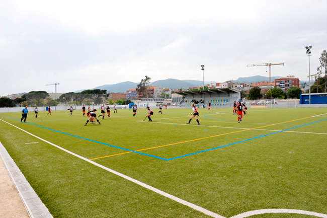 CASTELLDEFELS (BARCELONA) - Campo de Hockey Hierba de la VÍA FÉRRIA - CASTE