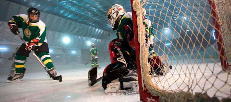 BOADILLA DEL MONTE (MADRID) - Pista de Hockey Hielo LAS ENCINAS DE BOADILLA