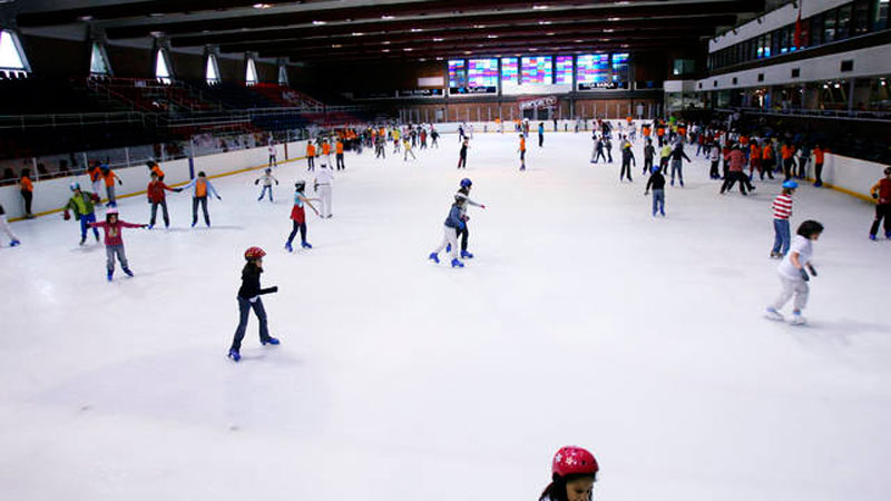 BARCELONA - Pista de Hockey Hielo PALAU BLAUGRANA