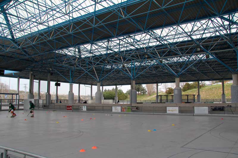 LAS ROZAS (MADRID) - Pista de Hockey Línea Centro de Patinaje EL ABAJÓN