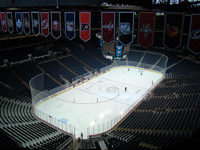 COLUMBUS - OHIO (E.E.U.U.) - Pista de Hockey Hielo NATIONWIDE ARENA